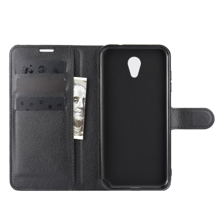 For Kyocera DIGNO BX Litchi Texture Horizontal Flip Protective Case with Holder & Card Slots & Wallet