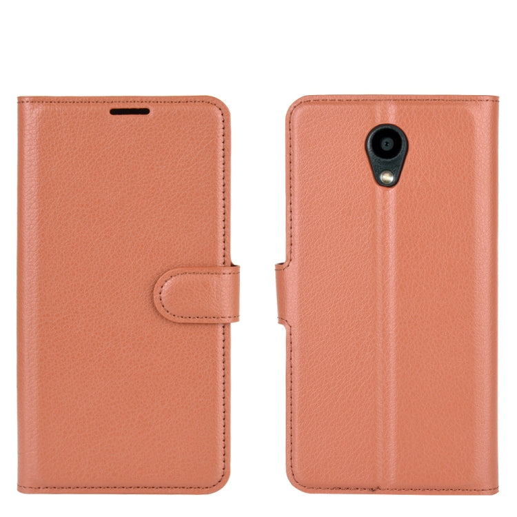 For Kyocera DIGNO BX Litchi Texture Horizontal Flip Protective Case with Holder & Card Slots & Wallet