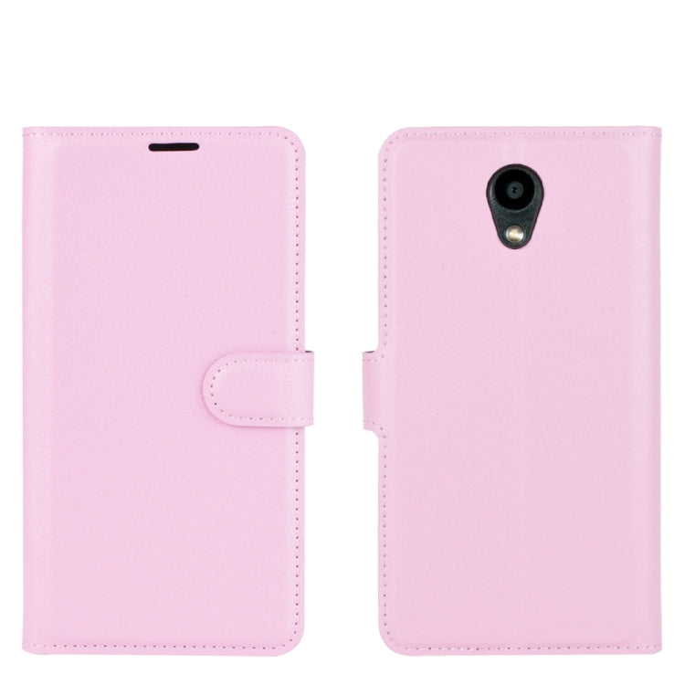 For Kyocera DIGNO BX Litchi Texture Horizontal Flip Protective Case with Holder & Card Slots & Wallet