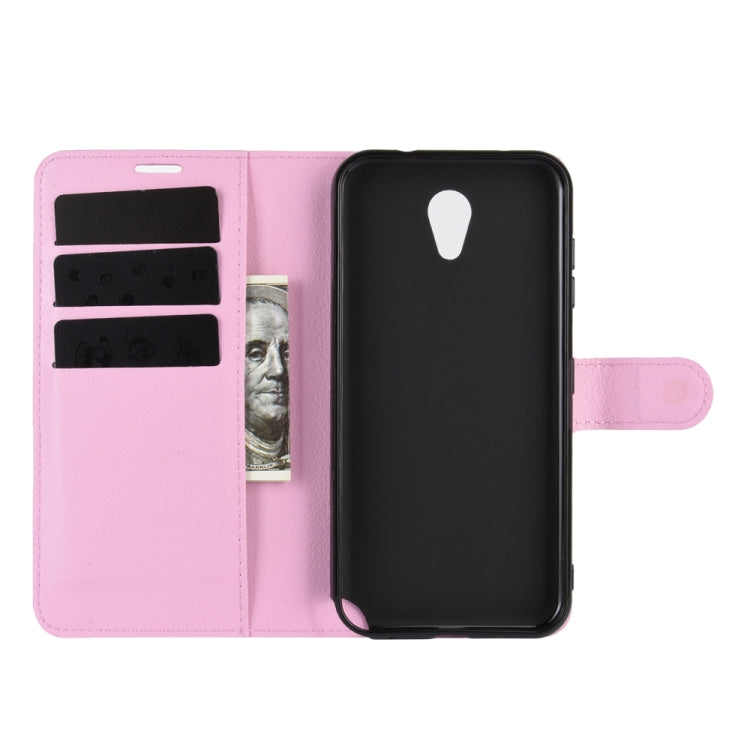 For Kyocera DIGNO BX Litchi Texture Horizontal Flip Protective Case with Holder & Card Slots & Wallet