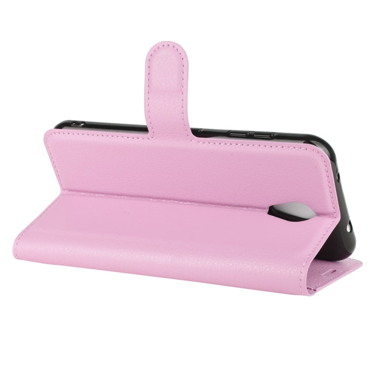 For Kyocera DIGNO BX Litchi Texture Horizontal Flip Protective Case with Holder & Card Slots & Wallet