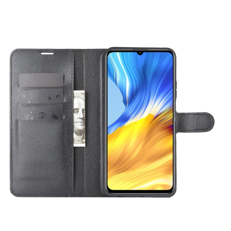 For Huawei Honor X10 Max 5G Litchi Texture Horizontal Flip Protective Case with Holder & Card Slots & Wallet