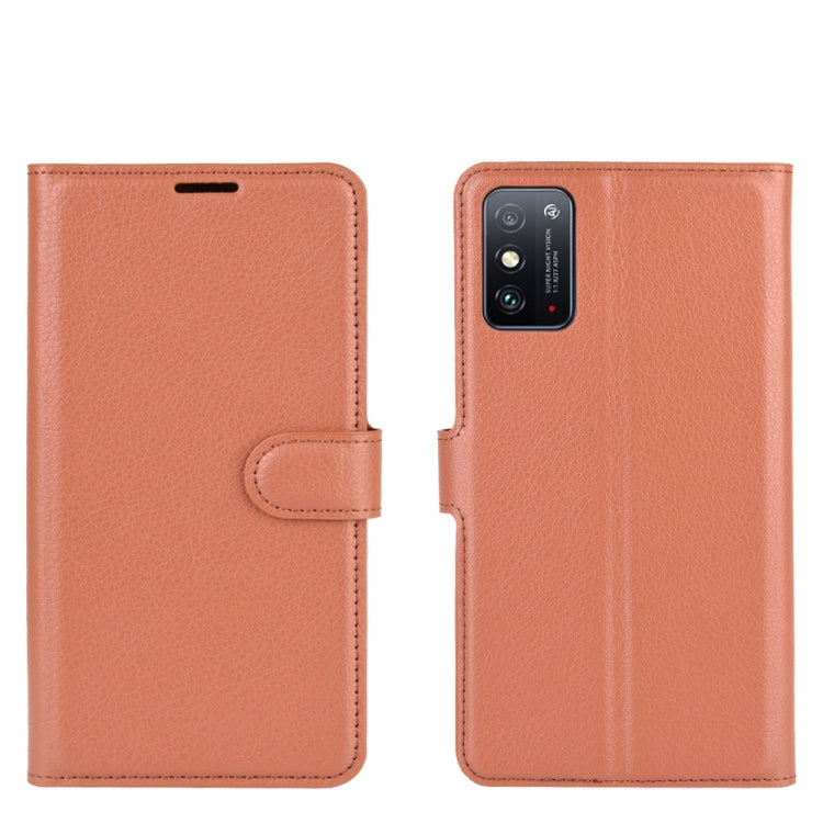 For Huawei Honor X10 Max 5G Litchi Texture Horizontal Flip Protective Case with Holder & Card Slots & Wallet