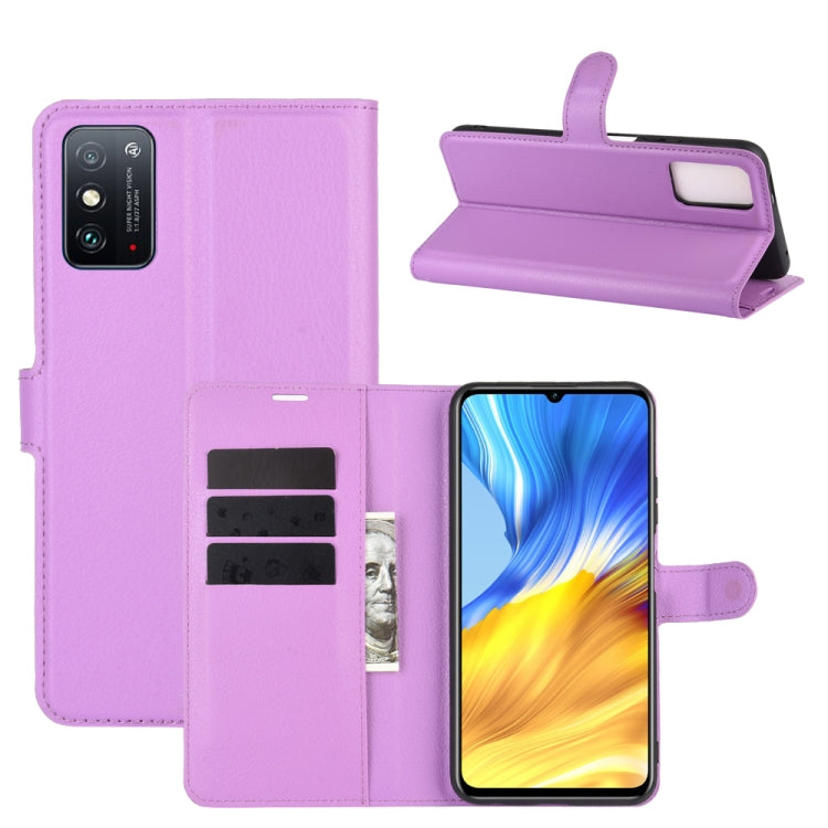 For Huawei Honor X10 Max 5G Litchi Texture Horizontal Flip Protective Case with Holder & Card Slots & Wallet