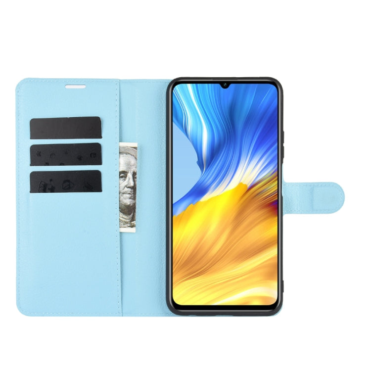 For Huawei Honor X10 Max 5G Litchi Texture Horizontal Flip Protective Case with Holder & Card Slots & Wallet
