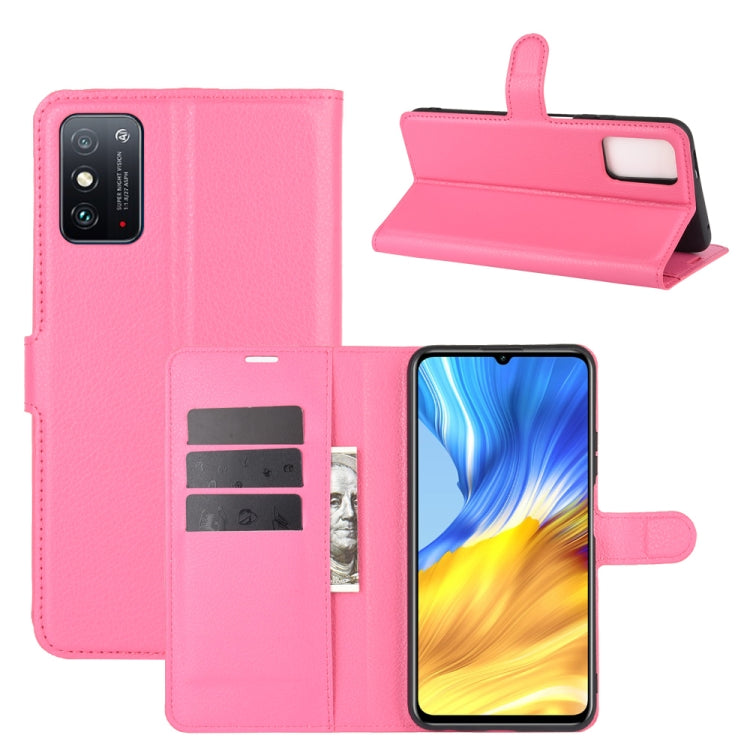 For Huawei Honor X10 Max 5G Litchi Texture Horizontal Flip Protective Case with Holder & Card Slots & Wallet