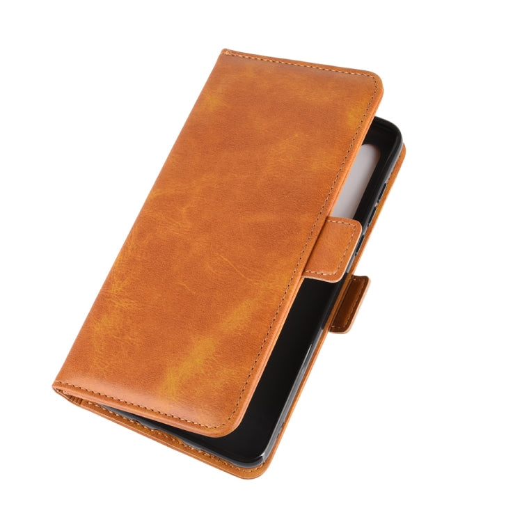 For Motorola Moto G8 Dual-side Magnetic Buckle Horizontal Flip Leather Case with Holder & Card Slots & Wallet