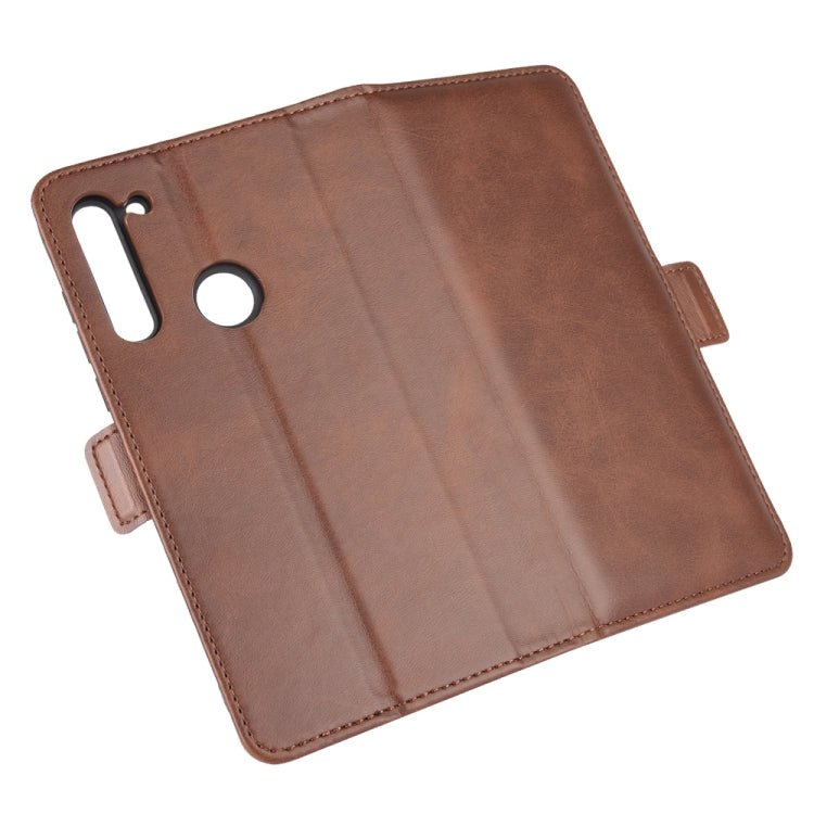 For Motorola Moto G8 Dual-side Magnetic Buckle Horizontal Flip Leather Case with Holder & Card Slots & Wallet