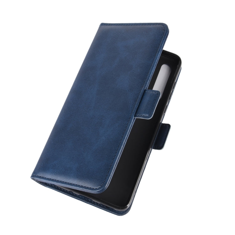 For Motorola Moto G8 Dual-side Magnetic Buckle Horizontal Flip Leather Case with Holder & Card Slots & Wallet