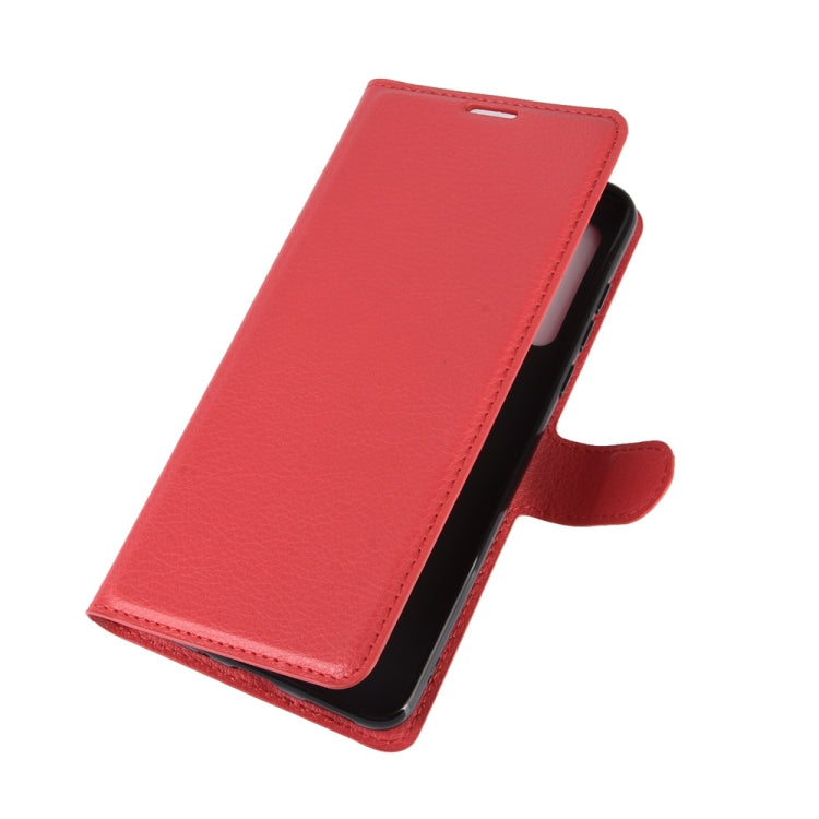 For Motorola Moto G8 Litchi Texture Horizontal Flip Protective Case with Holder & Card Slots & Wallet