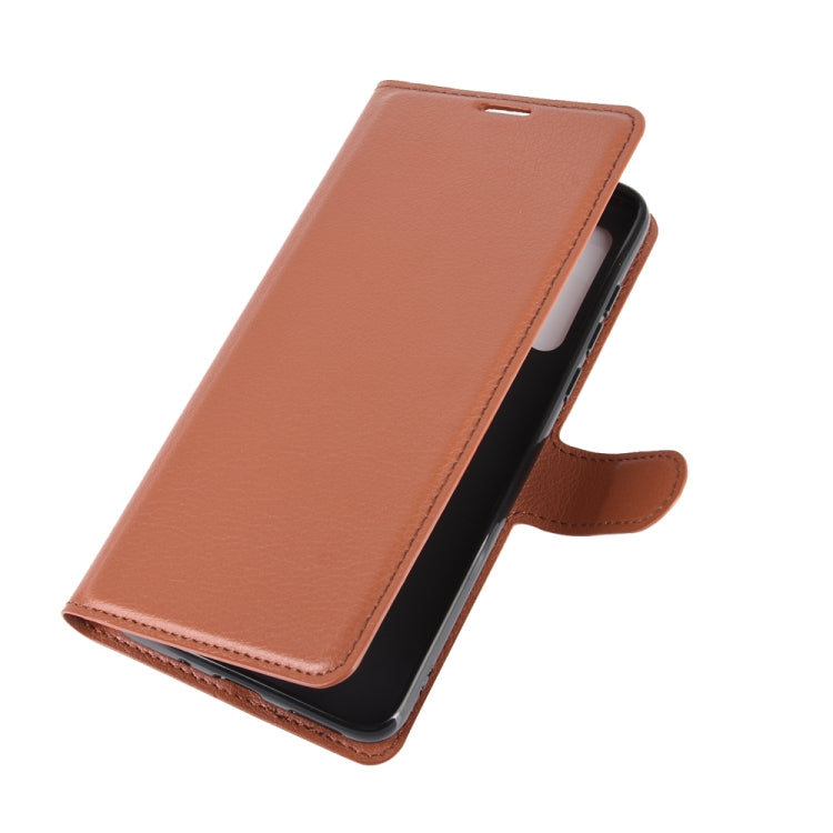 For Motorola Moto G8 Litchi Texture Horizontal Flip Protective Case with Holder & Card Slots & Wallet