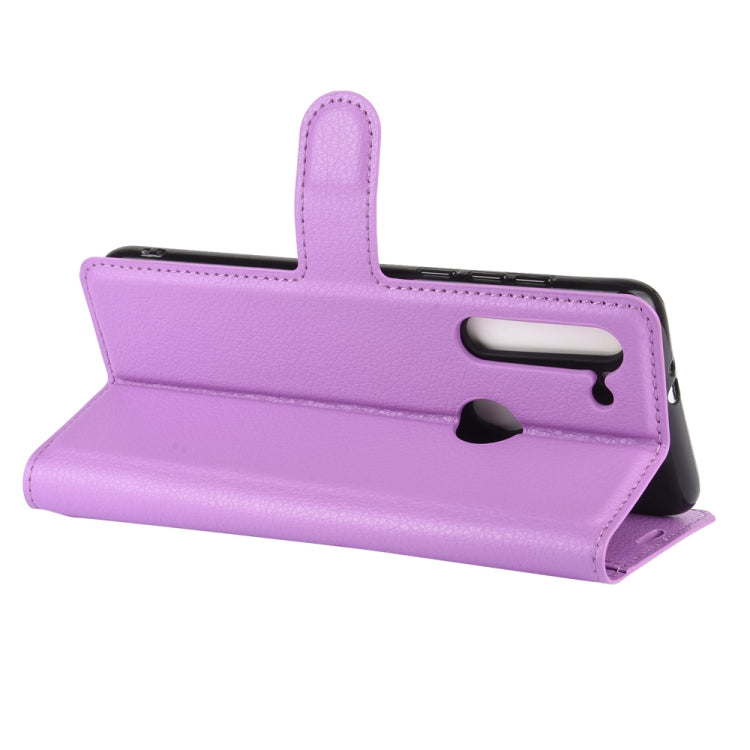 For Motorola Moto G8 Litchi Texture Horizontal Flip Protective Case with Holder & Card Slots & Wallet