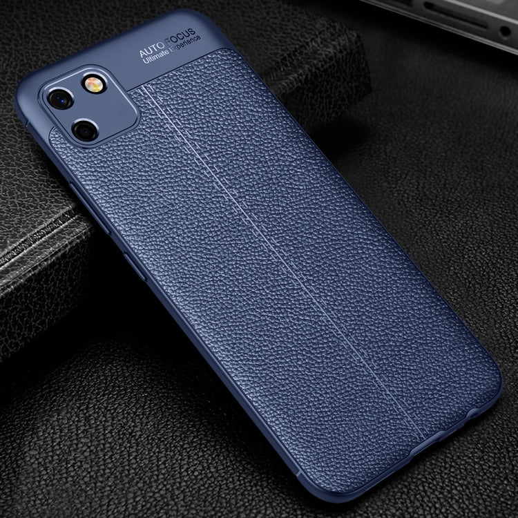 For OPPO Realme C11 Litchi Texture TPU Shockproof Case