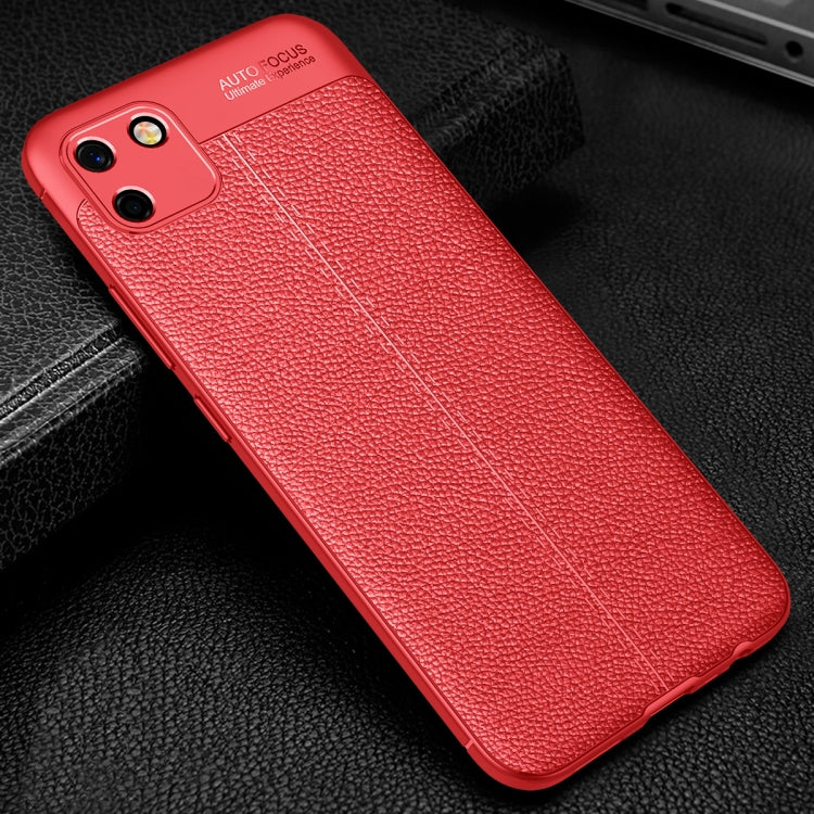 For OPPO Realme C11 Litchi Texture TPU Shockproof Case
