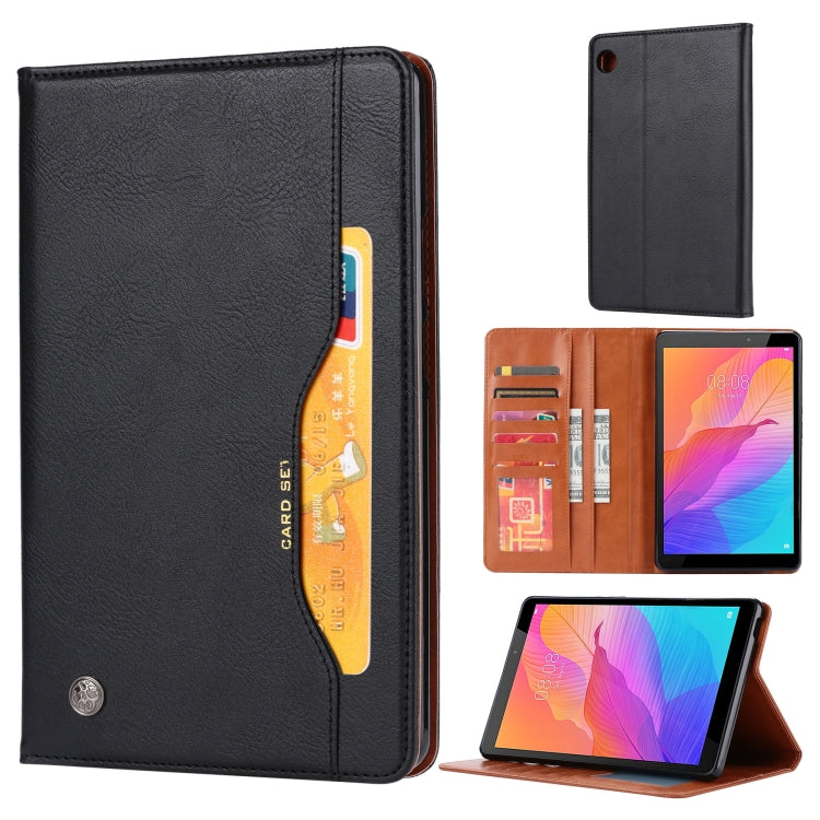 For Huawei MatePad T8 Knead Skin Texture Horizontal Flip Leather Case with Photo Frame & Holder & Card Slots & Wallet