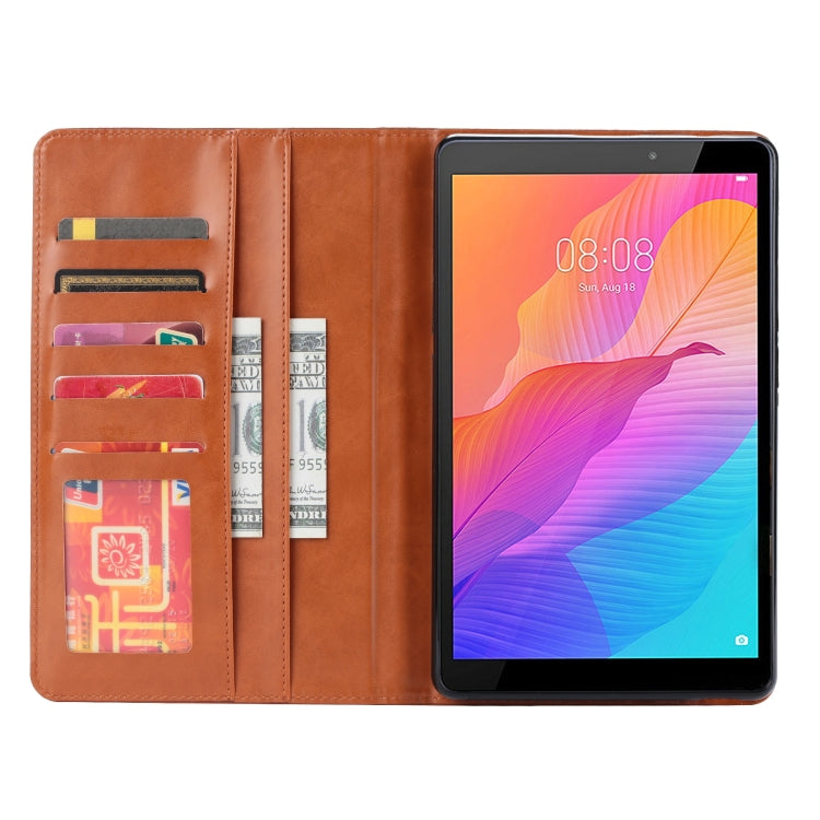 For Huawei MatePad T8 Knead Skin Texture Horizontal Flip Leather Case with Photo Frame & Holder & Card Slots & Wallet