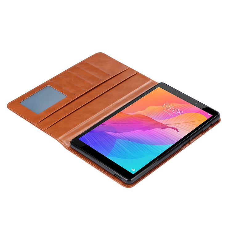 For Huawei MatePad T8 Knead Skin Texture Horizontal Flip Leather Case with Photo Frame & Holder & Card Slots & Wallet