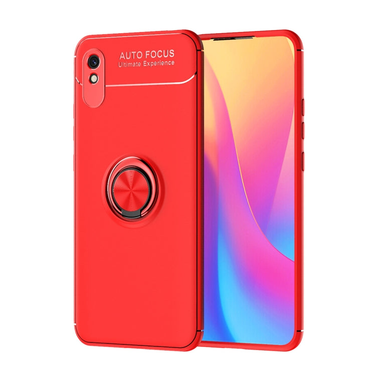 For Xiaomi Redmi 9A Metal Ring Holder 360 Degree Rotating TPU Case