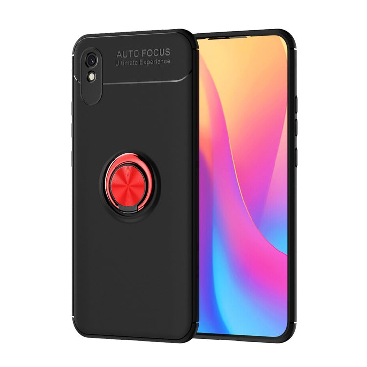 For Xiaomi Redmi 9A Metal Ring Holder 360 Degree Rotating TPU Case