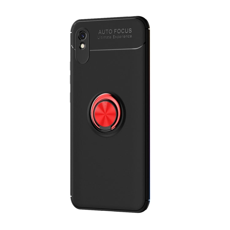 For Xiaomi Redmi 9A Metal Ring Holder 360 Degree Rotating TPU Case