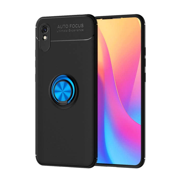 For Xiaomi Redmi 9A Metal Ring Holder 360 Degree Rotating TPU Case