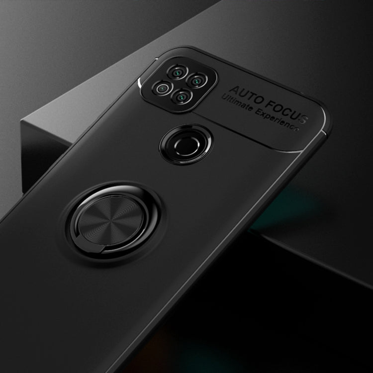 For Xiaomi Redmi 9C Metal Ring Holder 360 Degree Rotating TPU Case