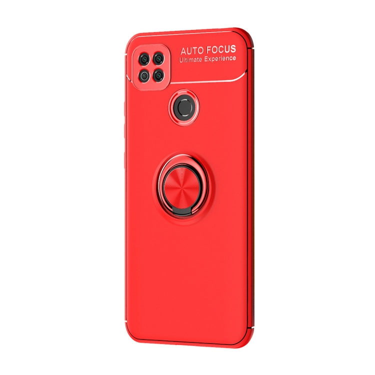 For Xiaomi Redmi 9C Metal Ring Holder 360 Degree Rotating TPU Case