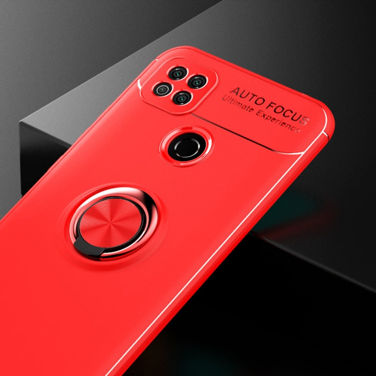 For Xiaomi Redmi 9C Metal Ring Holder 360 Degree Rotating TPU Case