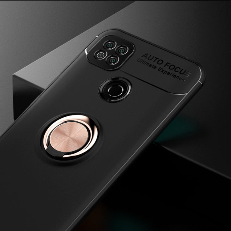 For Xiaomi Redmi 9C Metal Ring Holder 360 Degree Rotating TPU Case
