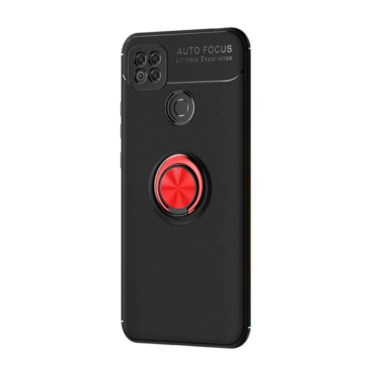 For Xiaomi Redmi 9C Metal Ring Holder 360 Degree Rotating TPU Case