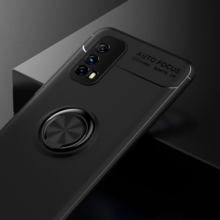 For VIVO IQOO Z1X Metal Ring Holder 360 Degree Rotating TPU Case