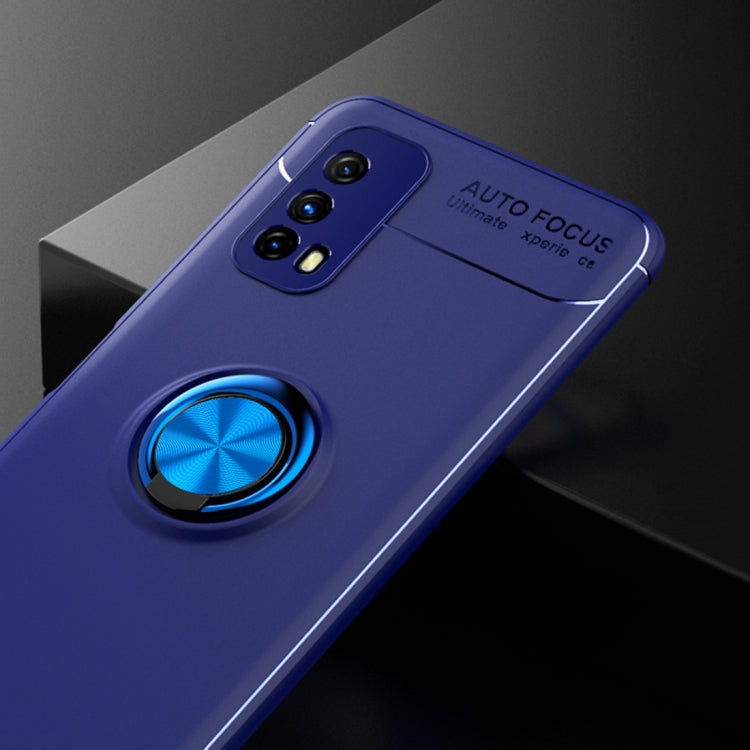 For VIVO IQOO Z1X Metal Ring Holder 360 Degree Rotating TPU Case