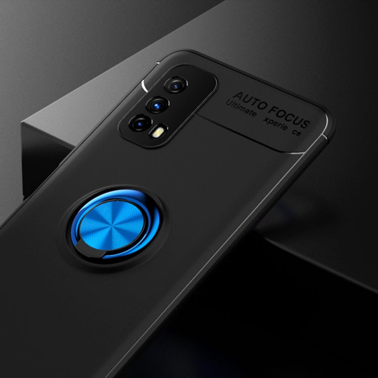 For VIVO IQOO Z1X Metal Ring Holder 360 Degree Rotating TPU Case