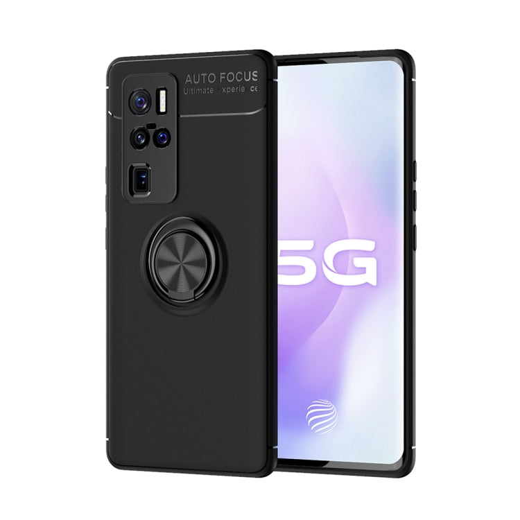 For VIVO X50 Pro+ Metal Ring Holder 360 Degree Rotating TPU Case