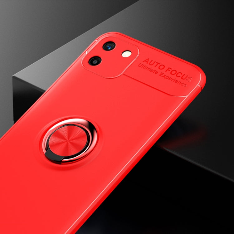 For OPPO Realme C11 Metal Ring Holder 360 Degree Rotating TPU Case