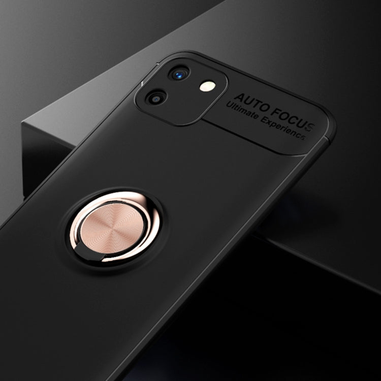 For OPPO Realme C11 Metal Ring Holder 360 Degree Rotating TPU Case