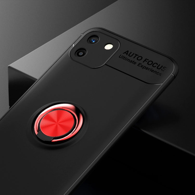 For OPPO Realme C11 Metal Ring Holder 360 Degree Rotating TPU Case