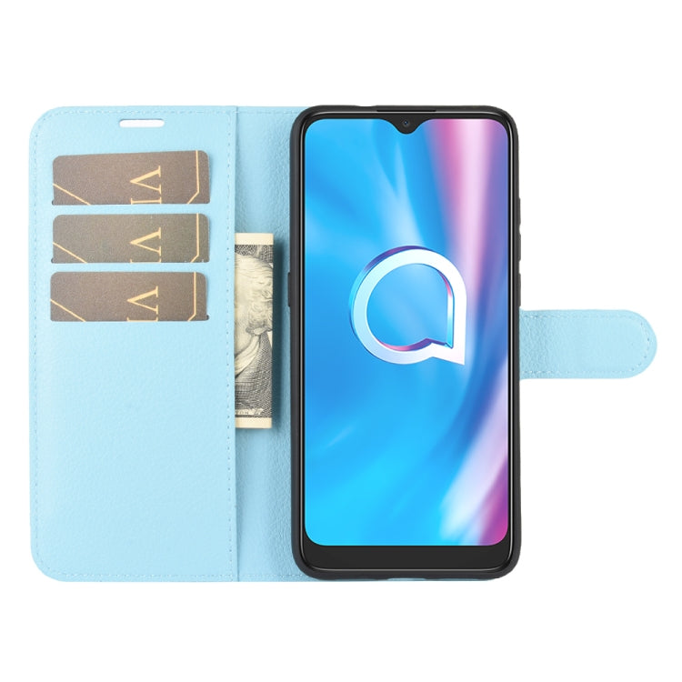 For Alcatel 1SE 2020 Litchi Texture Horizontal Flip Protective Case with Holder & Card Slots & Wallet
