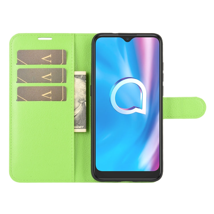For Alcatel 1SE 2020 Litchi Texture Horizontal Flip Protective Case with Holder & Card Slots & Wallet