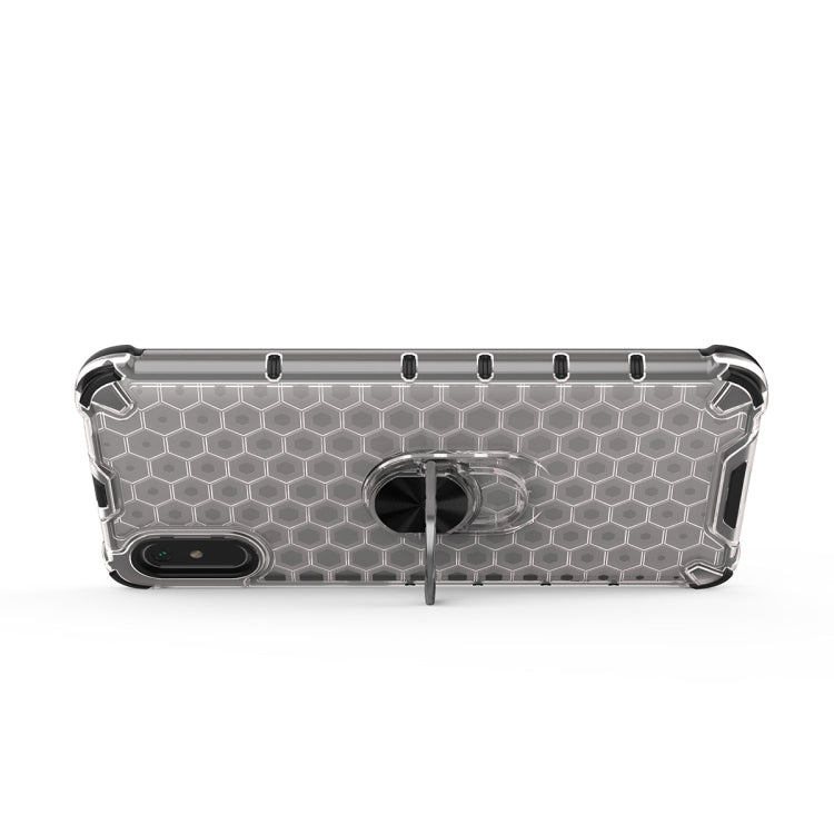 For Xiaomi Redmi 9A Shockproof Honeycomb PC + TPU Ring Holder Protection Case