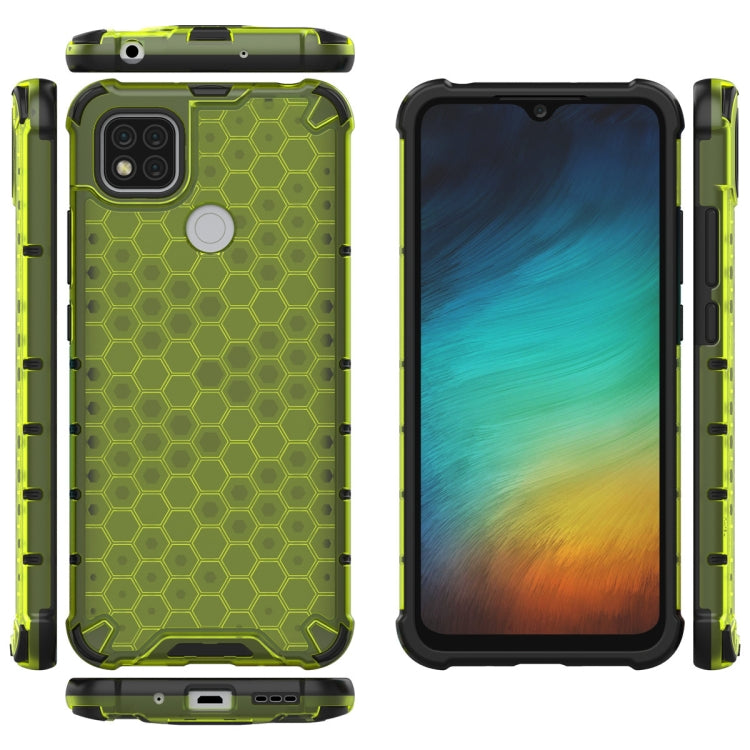 For Xiaomi Redmi 9C Shockproof Honeycomb PC + TPU Case