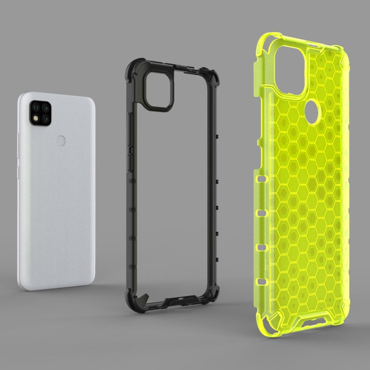 For Xiaomi Redmi 9C Shockproof Honeycomb PC + TPU Case