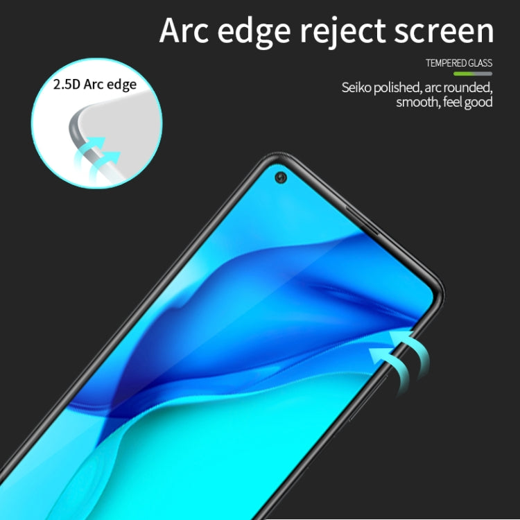 For Huawei Maimang9/Mate 40Lite MOFI 9H 2.5D Full Screen Tempered Glass Film(Black)
