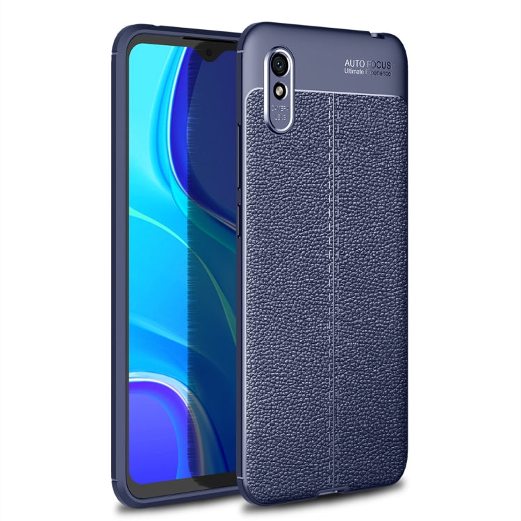 For Xiaomi Redmi 9A Litchi Texture TPU Shockproof Case