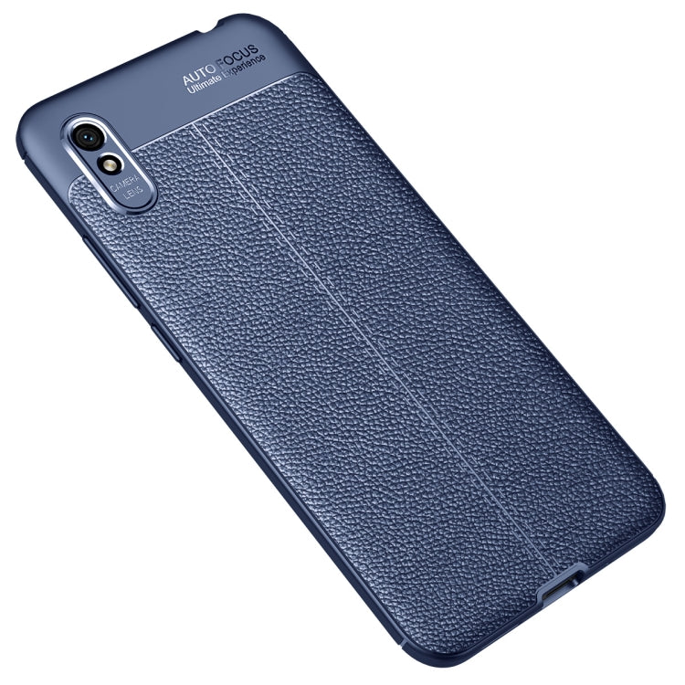 For Xiaomi Redmi 9A Litchi Texture TPU Shockproof Case