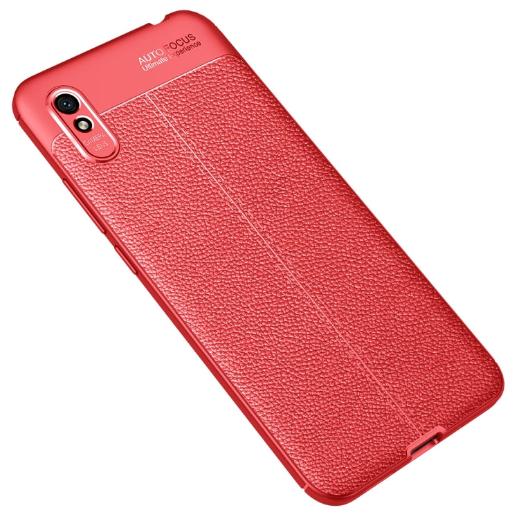 For Xiaomi Redmi 9A Litchi Texture TPU Shockproof Case