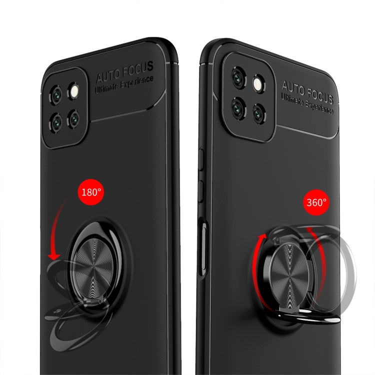 For Huawei Enjoy 20 Metal Ring Holder 360 Degree Rotating TPU Case