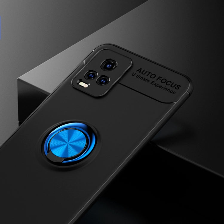 For vivo S7 Metal Ring Holder 360 Degree Rotating TPU Case