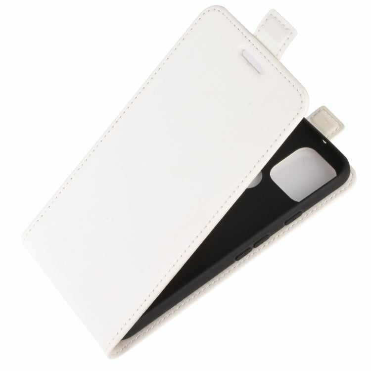 For Google Pixel 5 XL R64 Texture Single Vertical Flip Leather Protective Case with Card Slots & Photo Frame