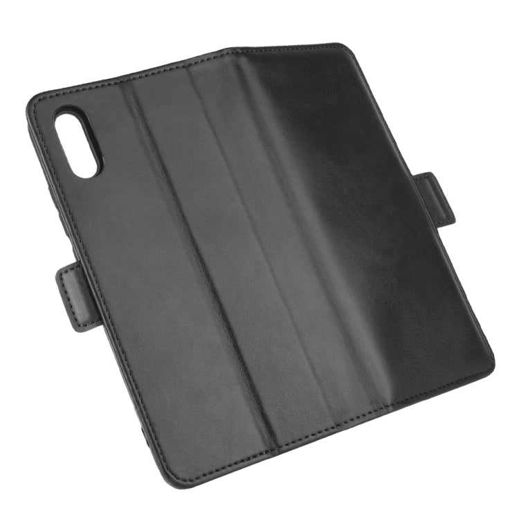 For Xiaomi Redmi 9A Dual-side Magnetic Buckle Horizontal Flip Leather Case with Holder & Card Slots & Wallet